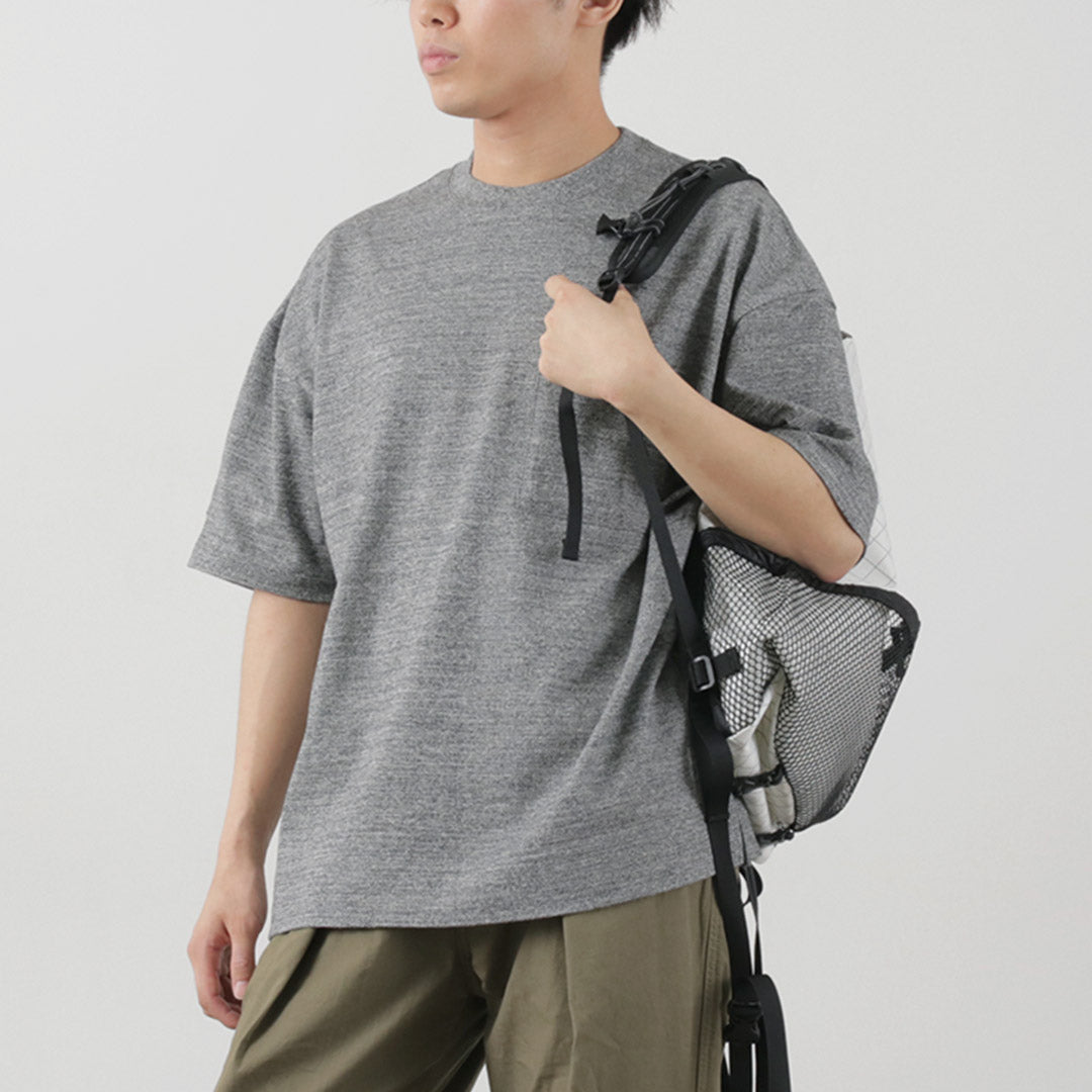 GOHEMP / Heather Camiseta con abertura ancha
