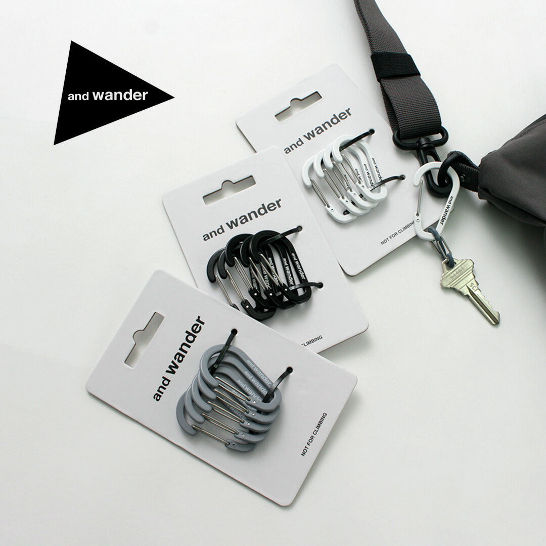 AND WANDER / Mini carabiner set