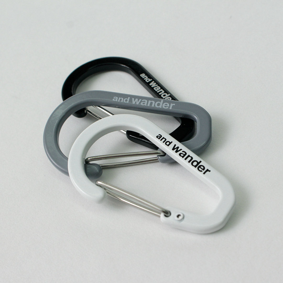 AND WANDER / Mini carabiner set