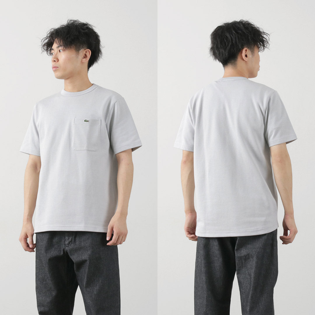 LACOSTE / Seed Stitch Pocket T-shirt