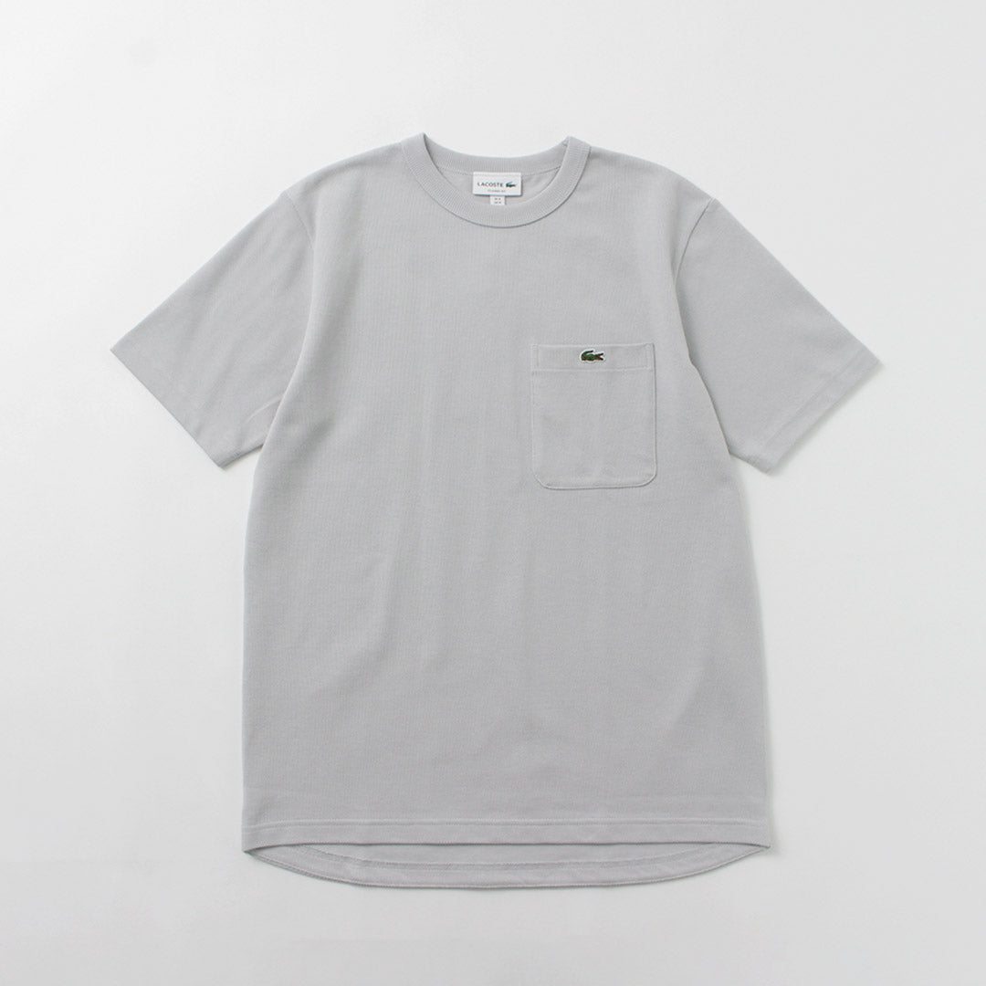 LACOSTE / Seed Stitch Pocket T-shirt