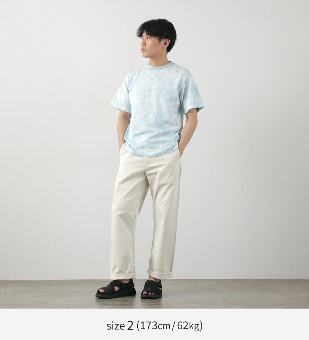YONETOMI NEW BASIC / Yonetomi×Watanabes Garment Dye T-shirt