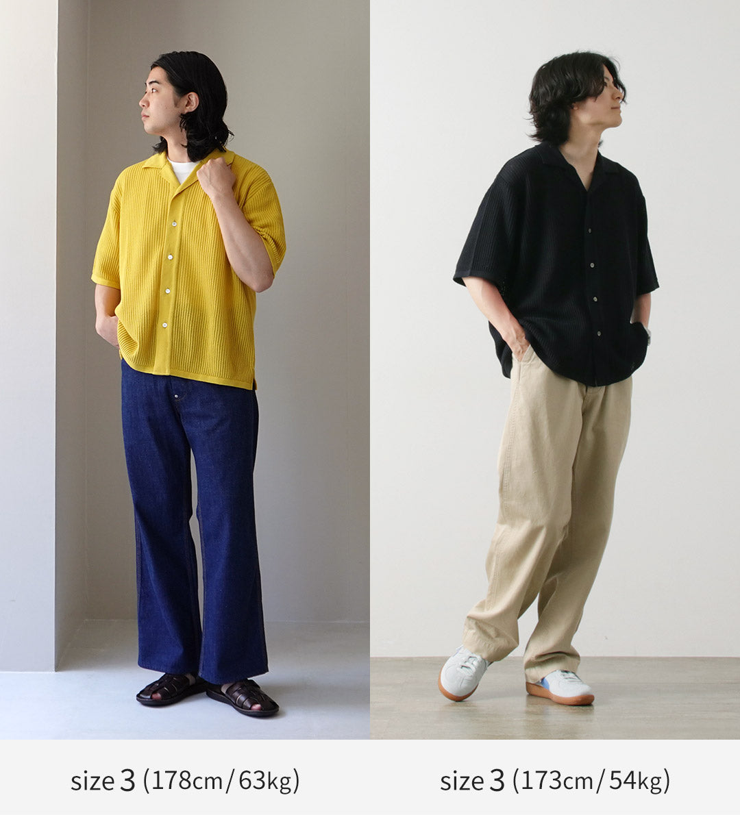 YONETOMI NEW BASIC / 棉质微风针织衬衫