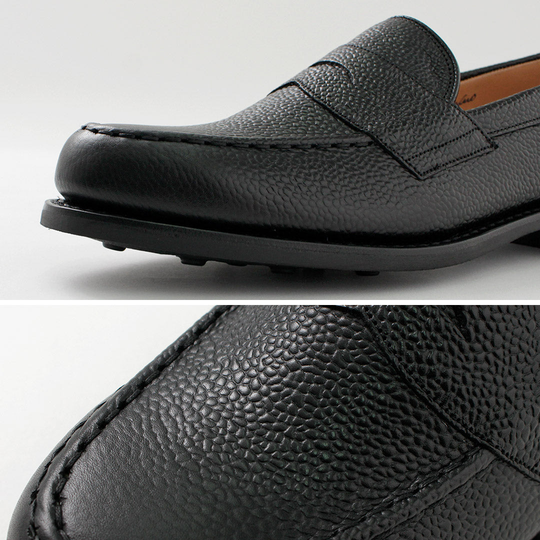 JOSEPH CHEANEY / Howard R Coin Mocassin Veau Grainé