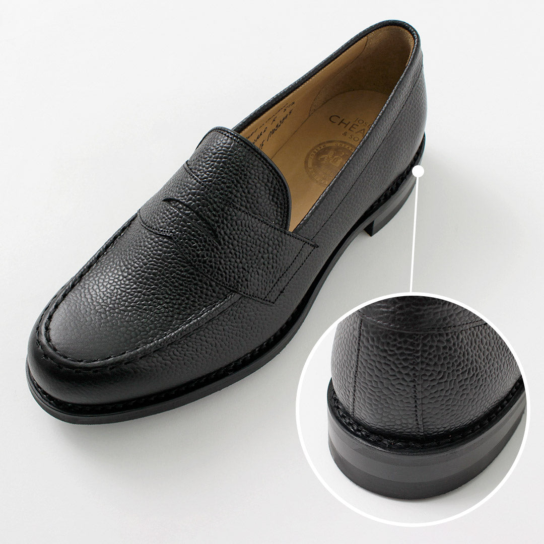 JOSEPH CHEANEY / Howard R Coin Mocassin Veau Grainé