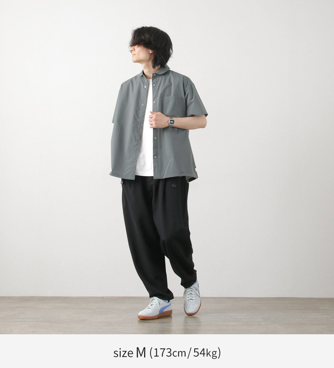 Chemise à manches courtes axesquin / hélium