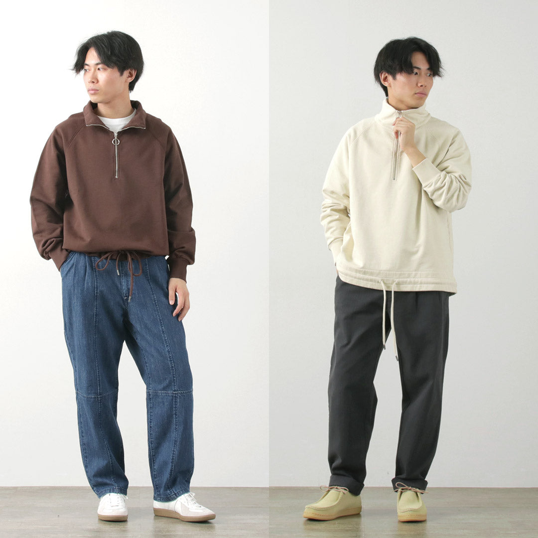 PARAGES / 배틀 하프 지퍼 스웨트셔츠