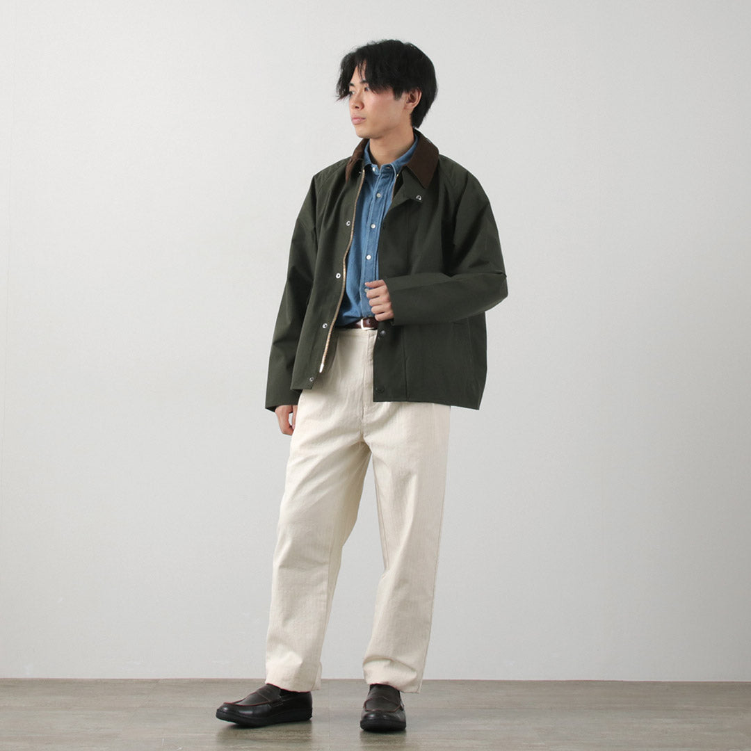 PARAGES / 더블 플리츠 팬츠 코튼