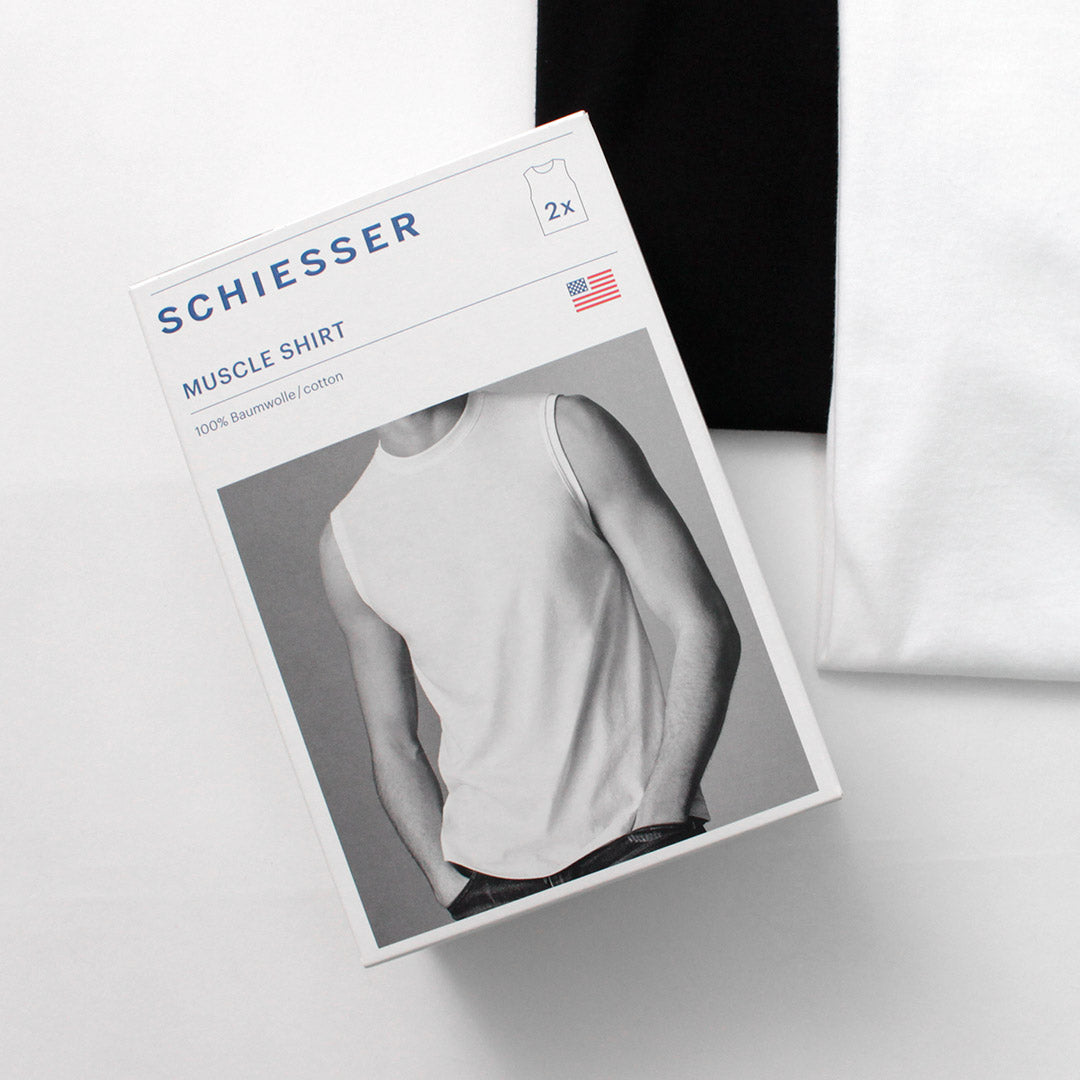 SCHIESSER / American Sleeveless 2 Pack T-Shirt