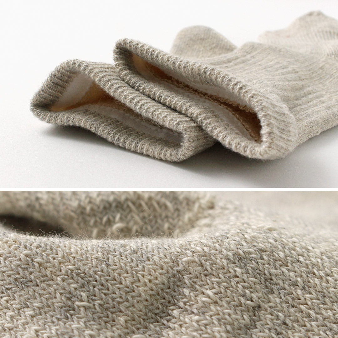 ROTOTO / Chaussettes Mini Crew Double Face en Coton Biologique