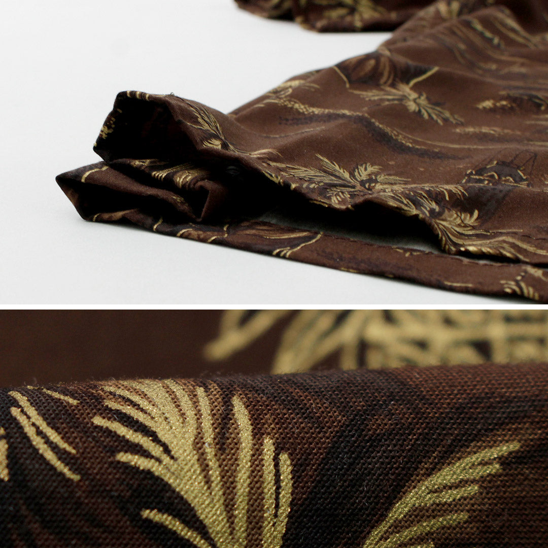 TWO PALMS / Chemise Hawaïenne Vintage Dorée