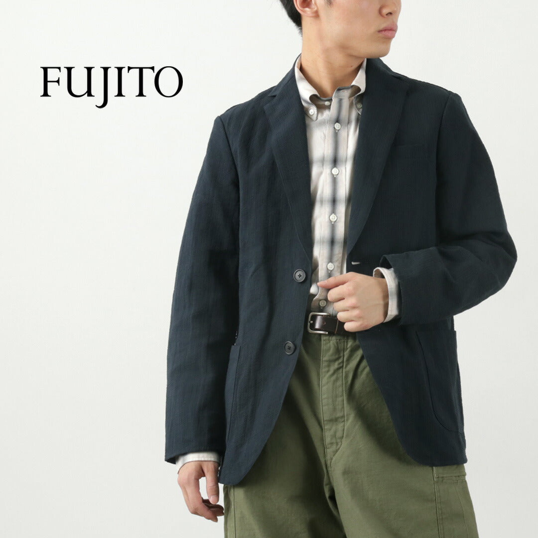 Chaqueta FUJITO / N.O.UN Algodón Lino Seersucker
