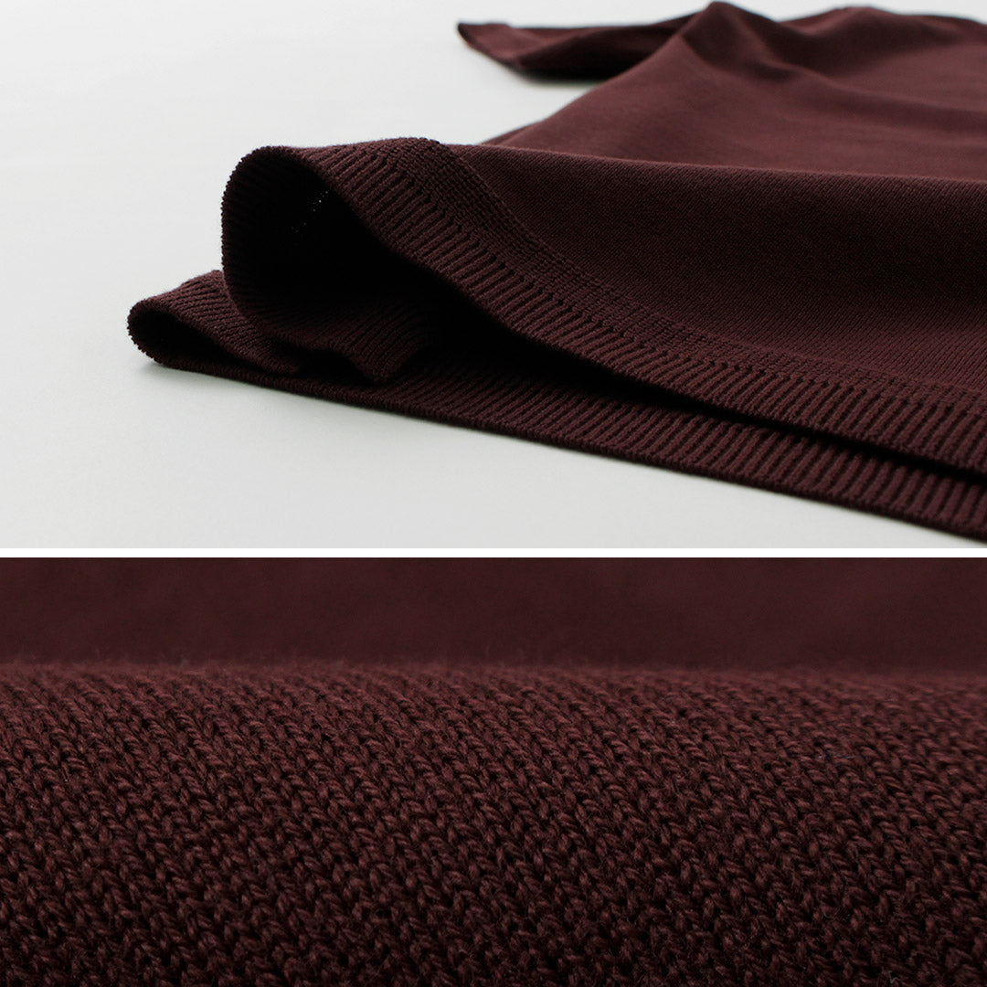 FUJITO / Knit Polo Easy Solid Color