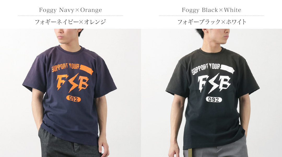 FUJITO / Short Sleeve T-Shirt Impulse Logo Vintage Finish