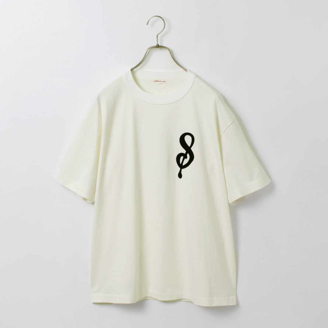 A.G.SPALDING&BROS / 14/Jersey Felt Letter Short Sleeve T-Shirt S Logo