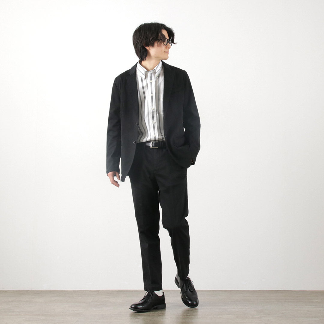 ROCOCO / Camisa con botones a rayas aleatorias Corte clásico