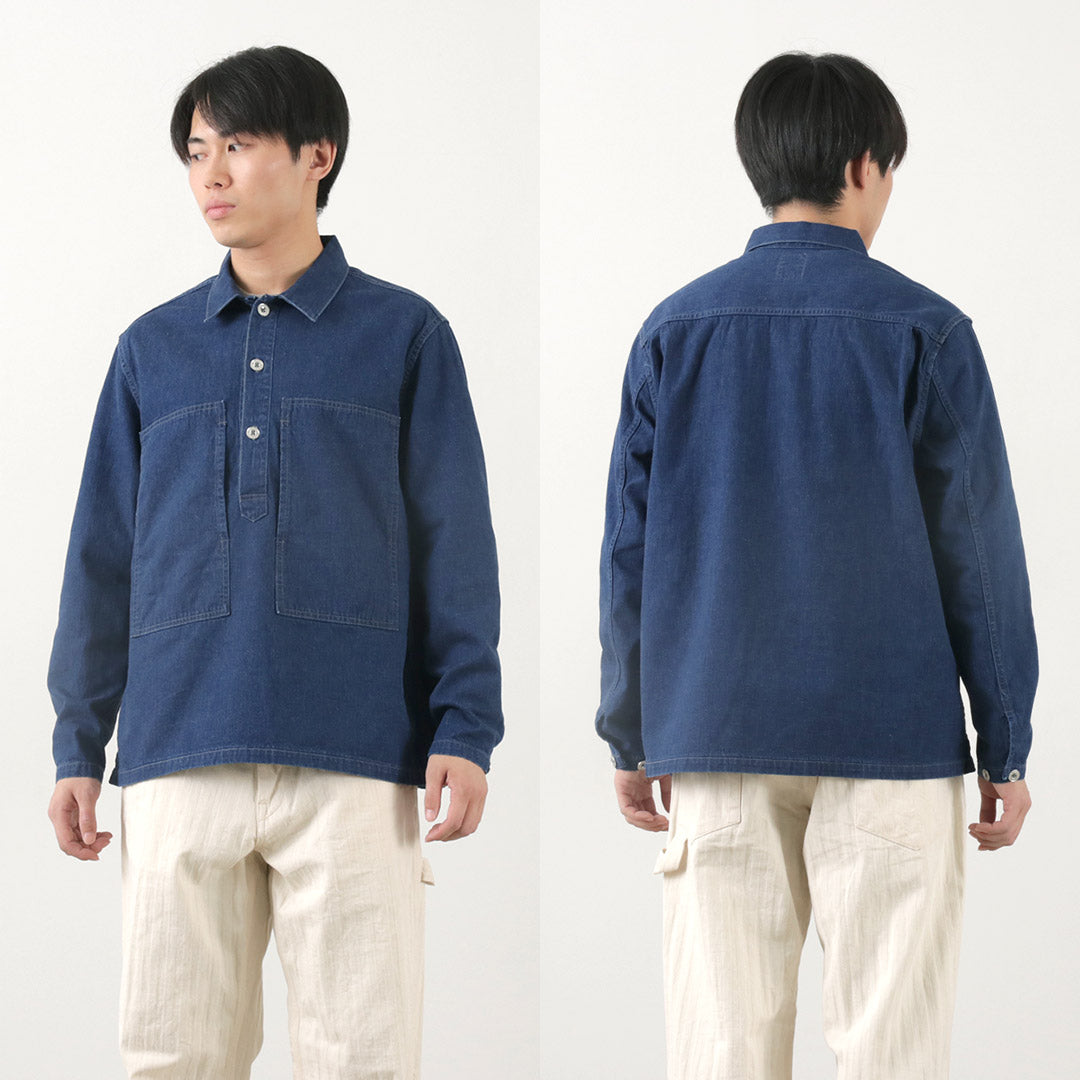 FOB FACTORY / US Army Denim Pullover Jacket