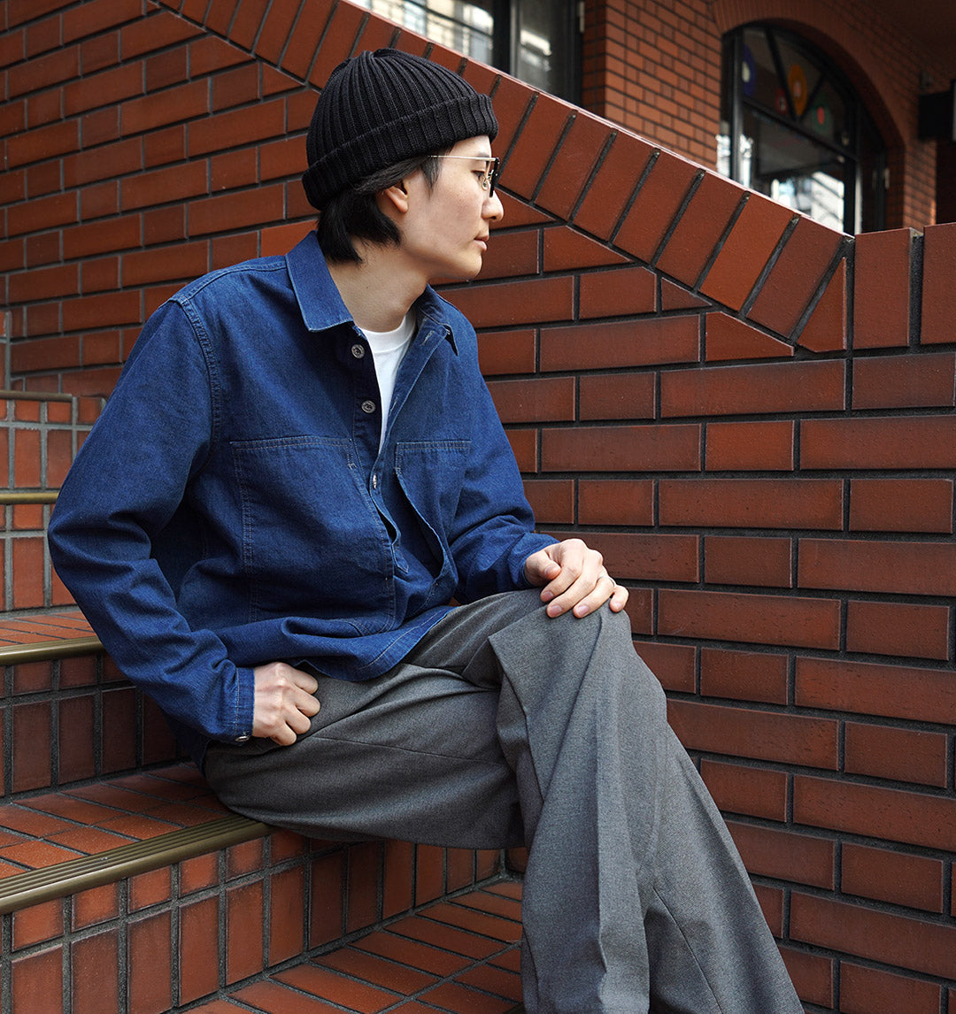 FOB FACTORY / US Army Denim Pullover Jacket