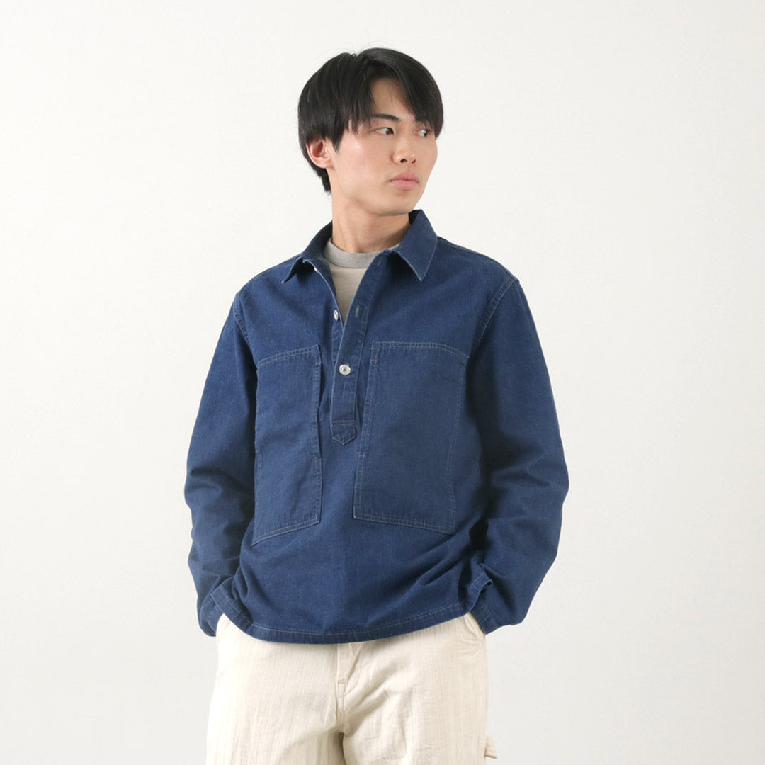 FOB FACTORY / US Army Denim Pullover Jacket