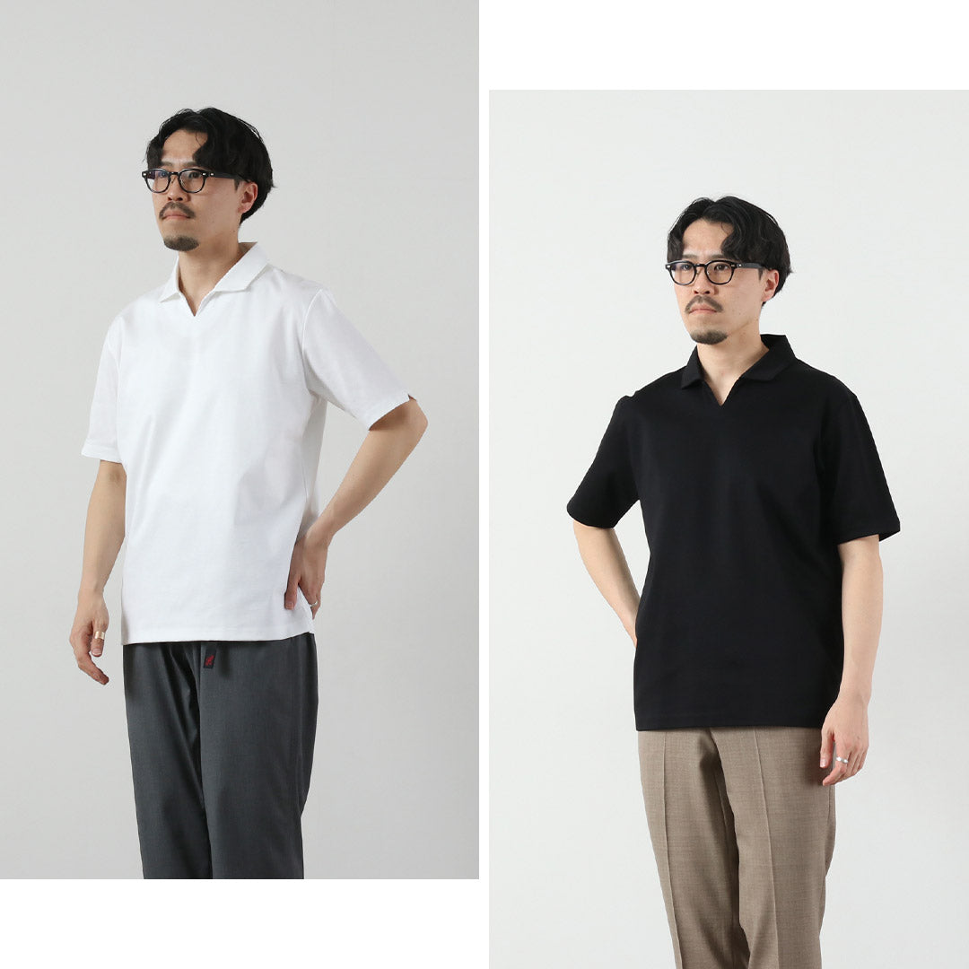 在东京日本 /礼服有机棉质船长polo衬衫