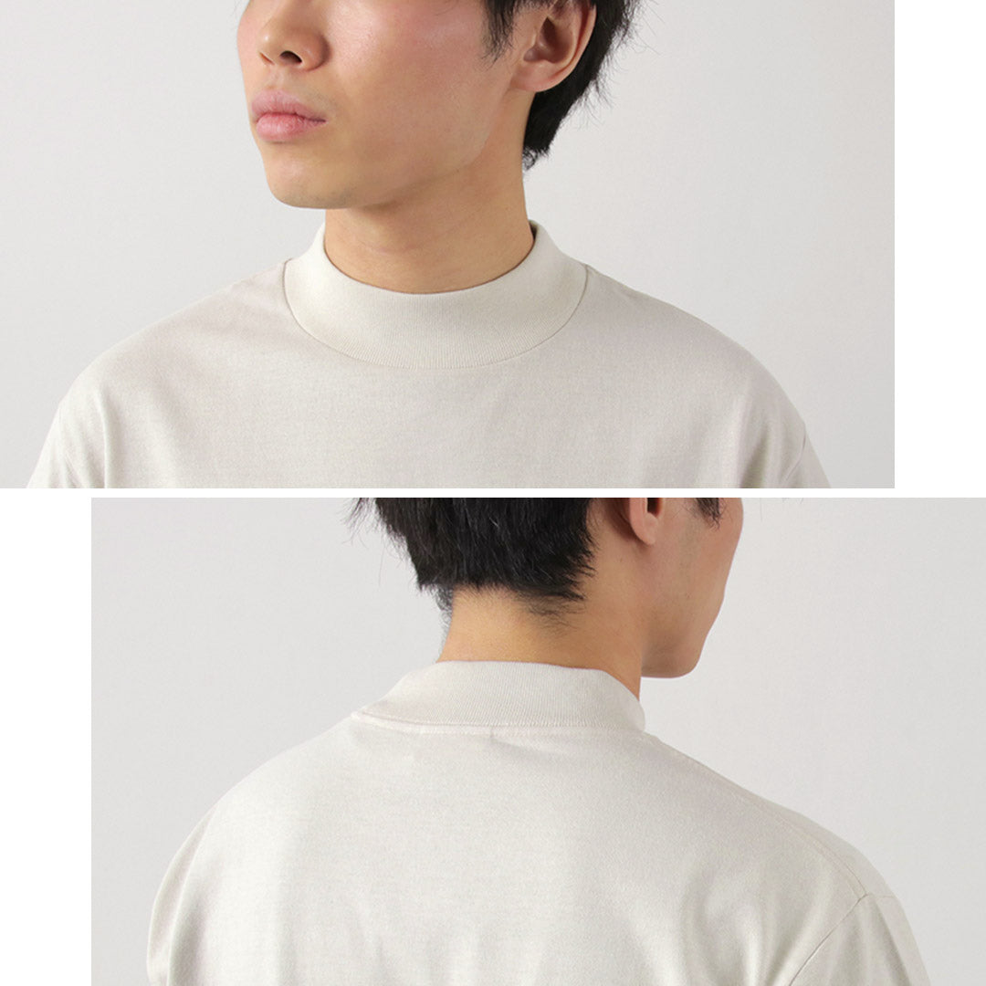 HEALTHKNIT / RAG 콜라보레이션 목넥 티셔츠 오픈엔드 드라이 저지