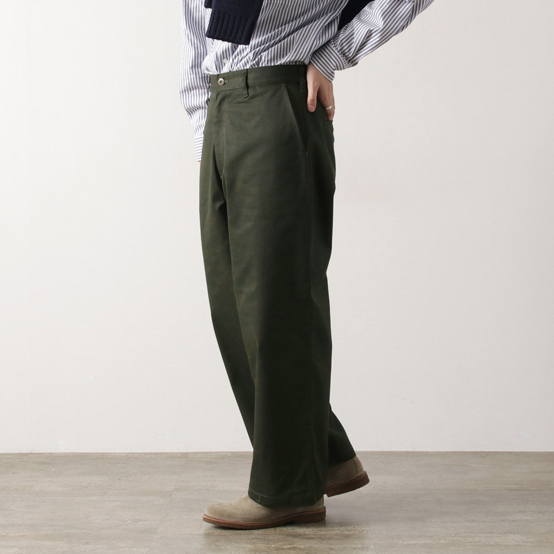 SALOPETTE UNIVERSELLE / Pantalon Heritage T/C Volume STONE CARVERE