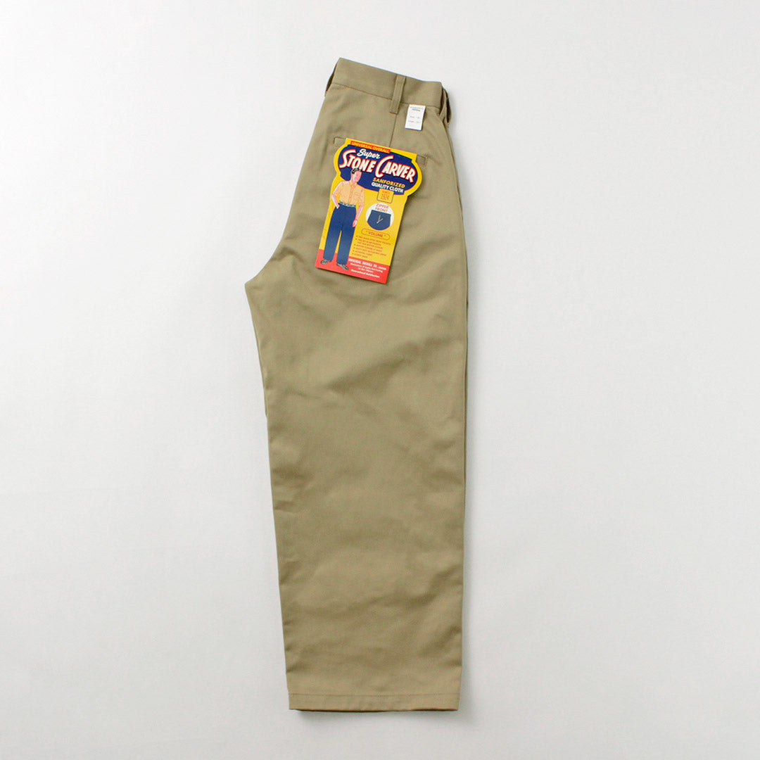 SALOPETTE UNIVERSELLE / Pantalon Heritage T/C Volume STONE CARVERE