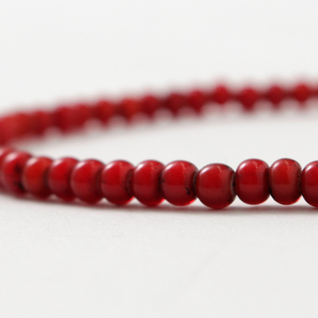 Phadua / White Heart Antique玻璃珠項鍊