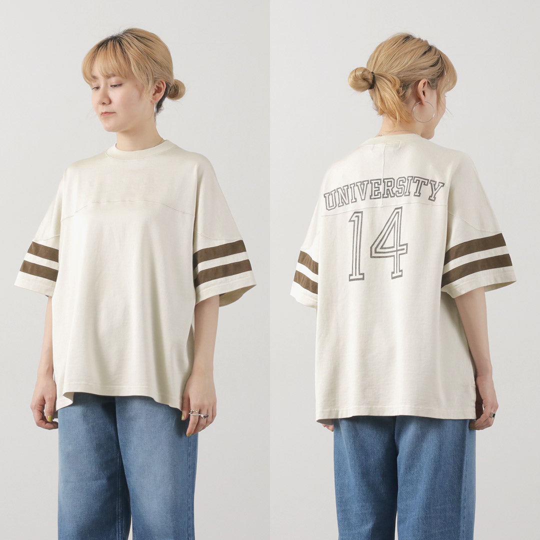REMI RELIEF / Special Processed R/C Jersey Football T-shirt (14)
