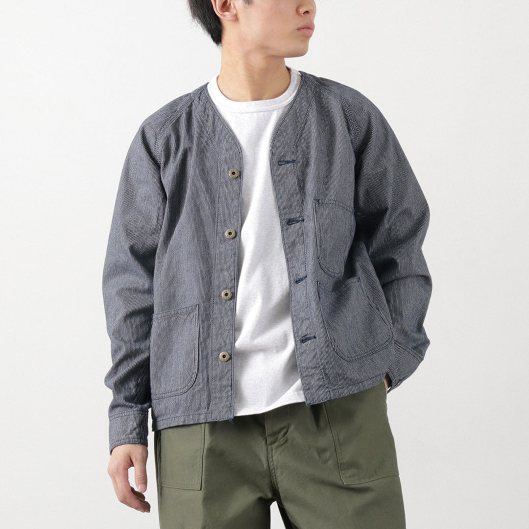 日本蓝色牛仔裤 / RJB4124 山核桃木工程师夹克