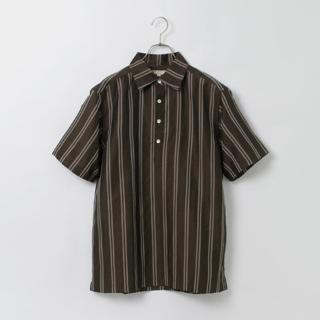 Poloshirt tissé en lin Rococo / Cupro