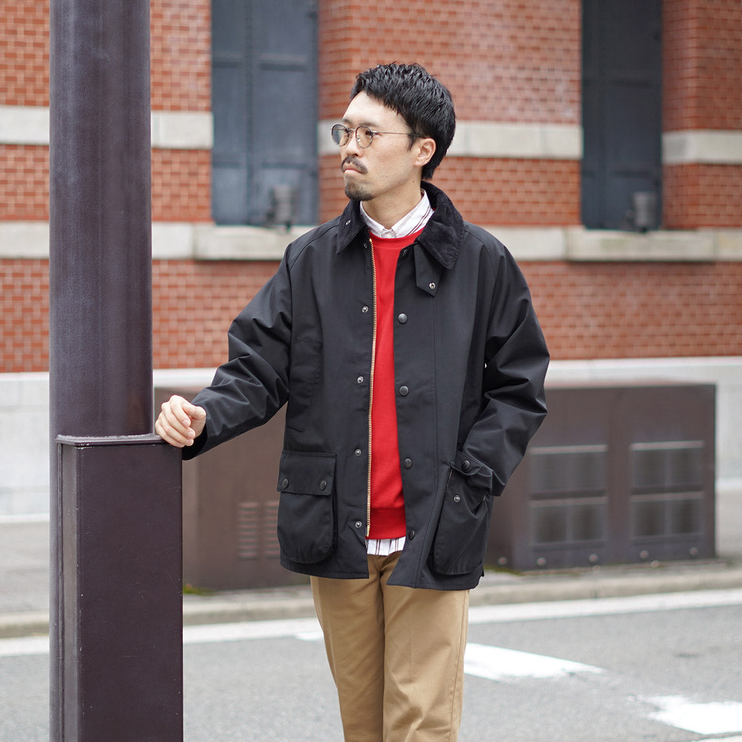 BARBOUR / Chaqueta clásica BEDALE a prueba de ducha de 2 capas