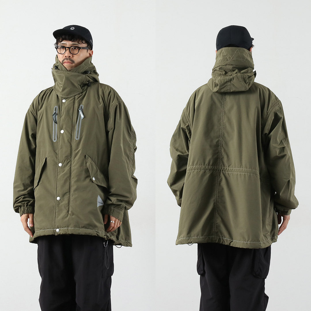AND WANDER / Manteau OCTA en queue de poisson