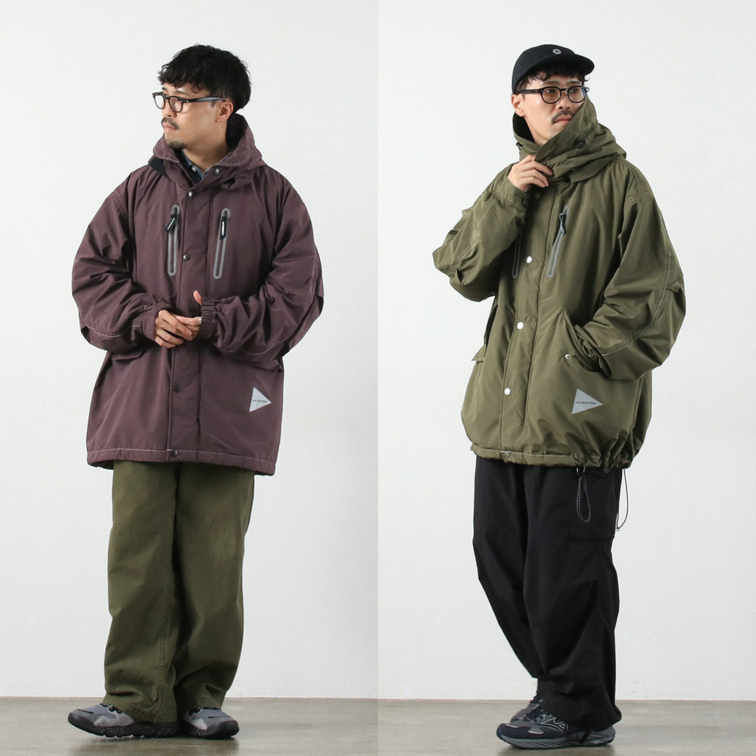 AND WANDER / Manteau OCTA en queue de poisson