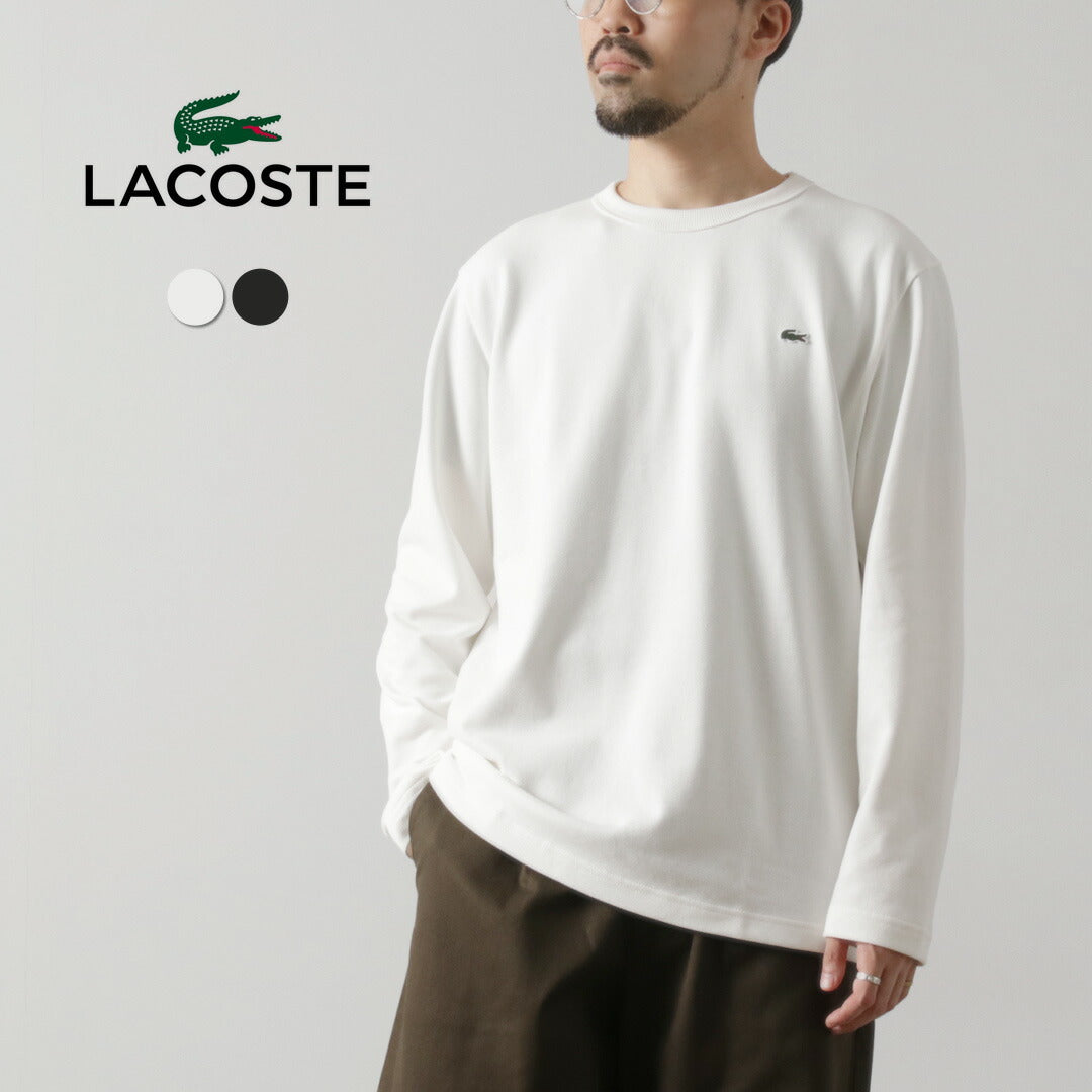 LACOSTE / T-shirt à manches longues en piqué coupe classique
