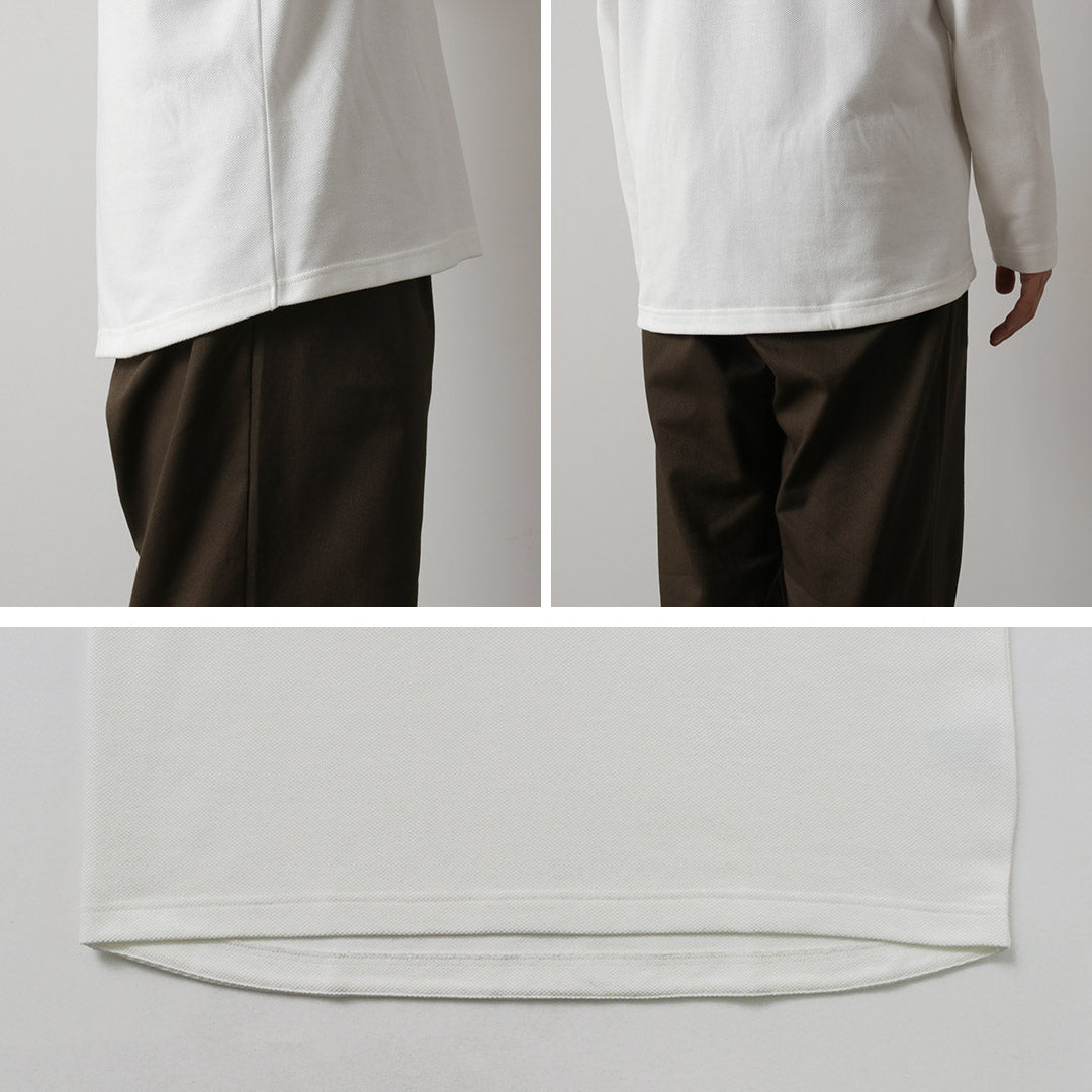 LACOSTE / T-shirt à manches longues en piqué coupe classique