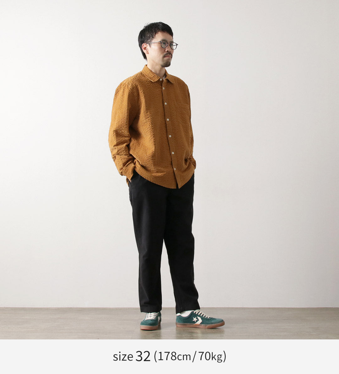 WAX LONDON / Pantalon Cart Sergé de Coton
