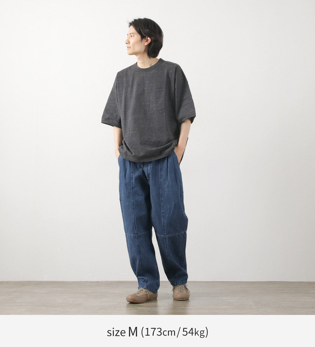 REMI RELIEF / Melange Jersey Short Sleeve Pocket T-shirt