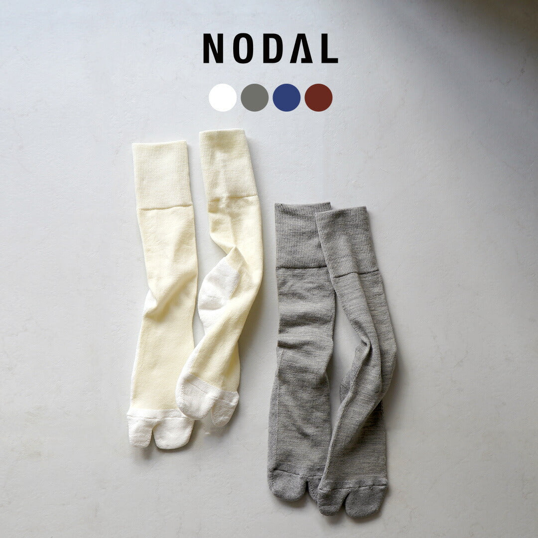 NODAL / 메리노울 코튼 패널 양말