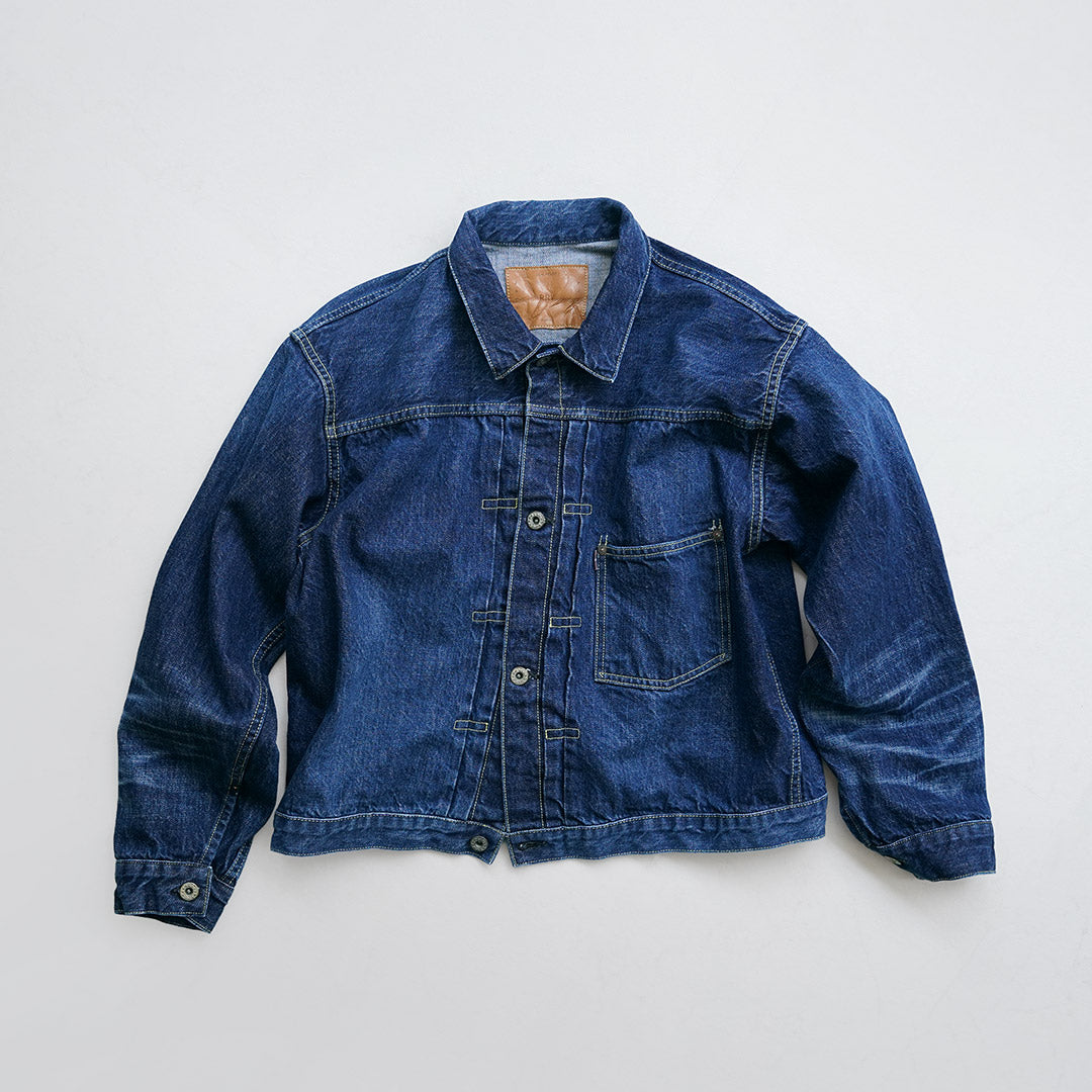 REMI RELIEF / Veste en jean modèle WWll 12oz Bleu