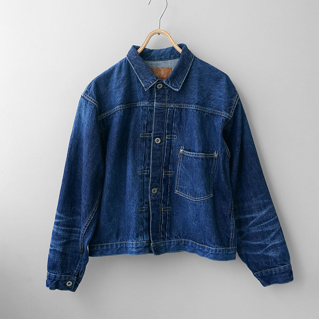 REMI RELIEF / Veste en jean modèle WWll 12oz Bleu