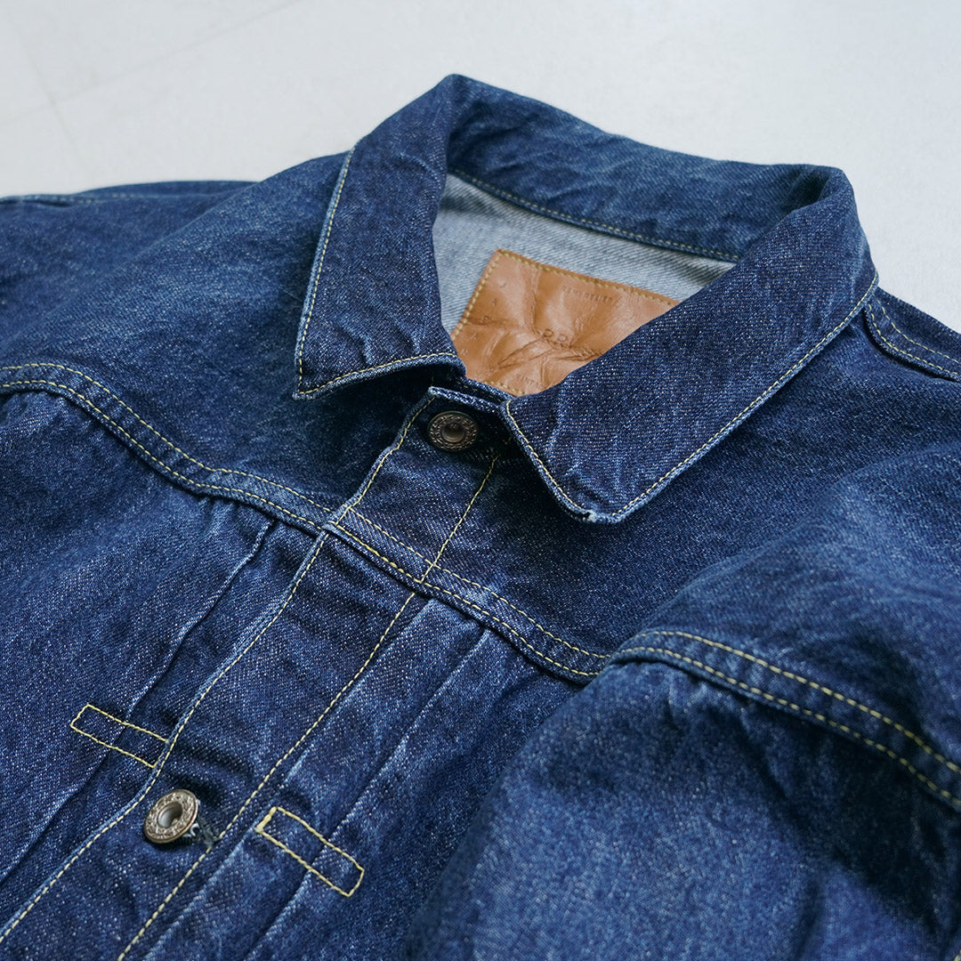 REMI RELIEF / Veste en jean modèle WWll 12oz Bleu
