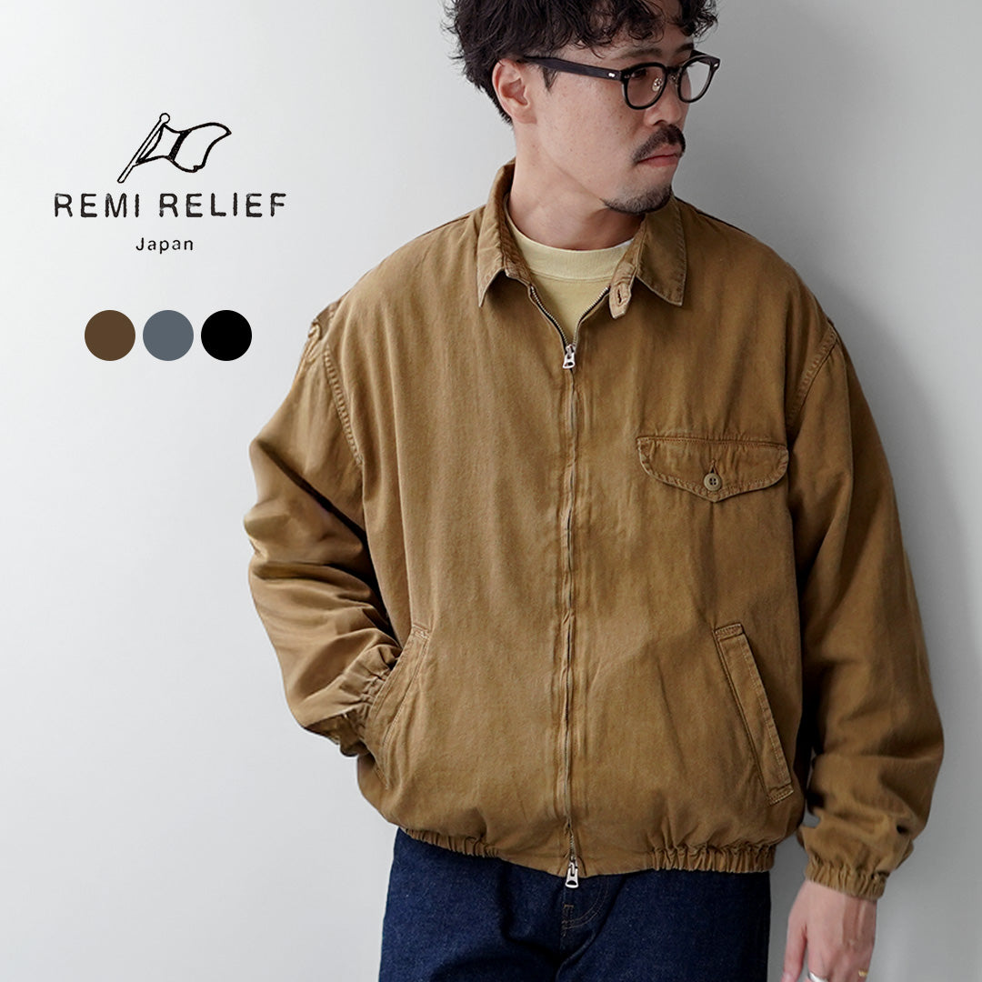 REMI RELIEF / 工作斜紋布鞦韆上衣
