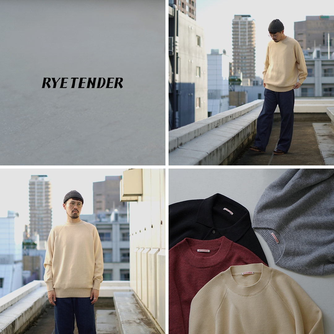 RYE TENDER / Fulton 插肩袖針織衛衣