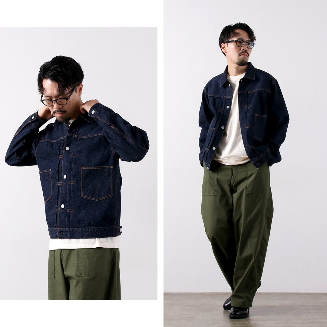 ORDINARY FITS / 2nd Type 데님자켓 원워시