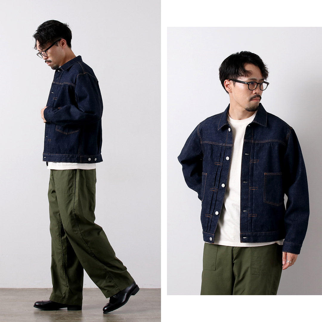 ORDINARY FITS / 2nd Type 데님자켓 원워시