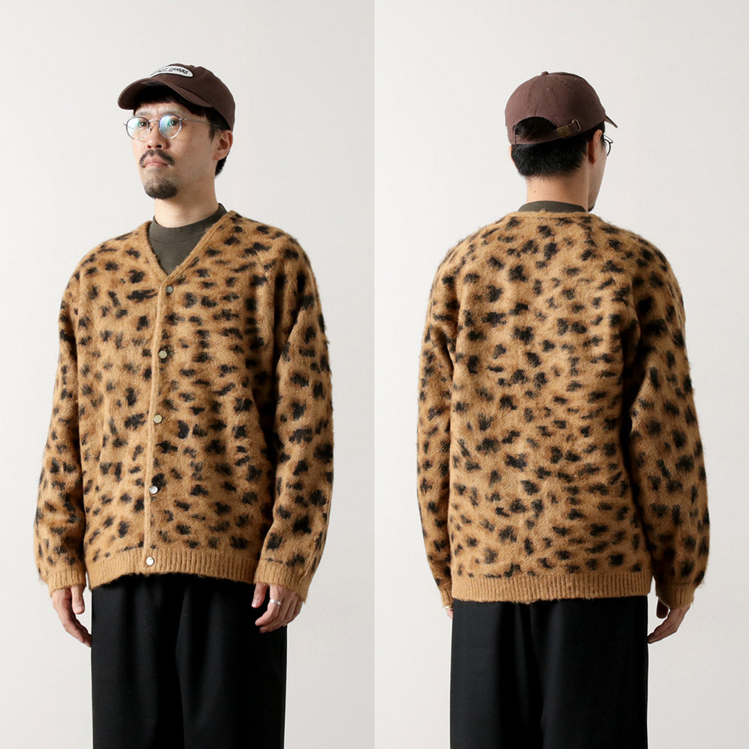 TOWNCRAFT / Cardigan raglan à poils longs