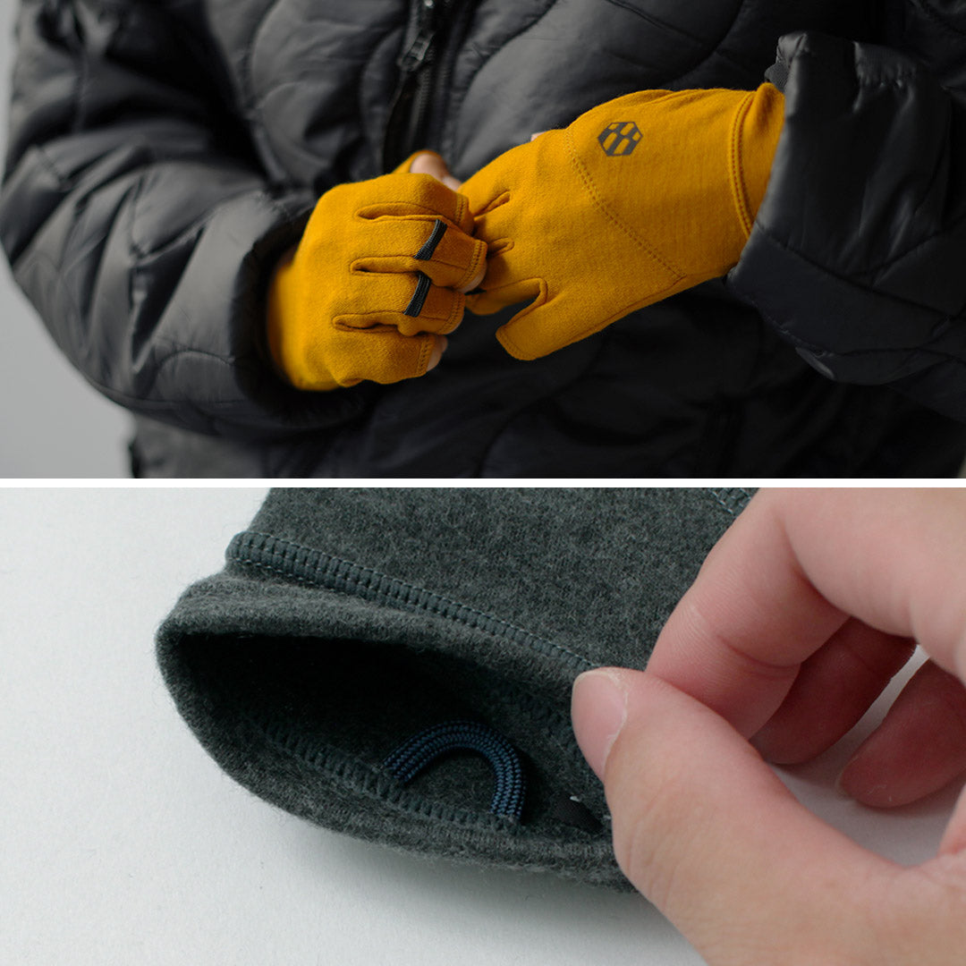 HANDSON GRIP / Hobo 1J Guantes de lana merino de primera articulación