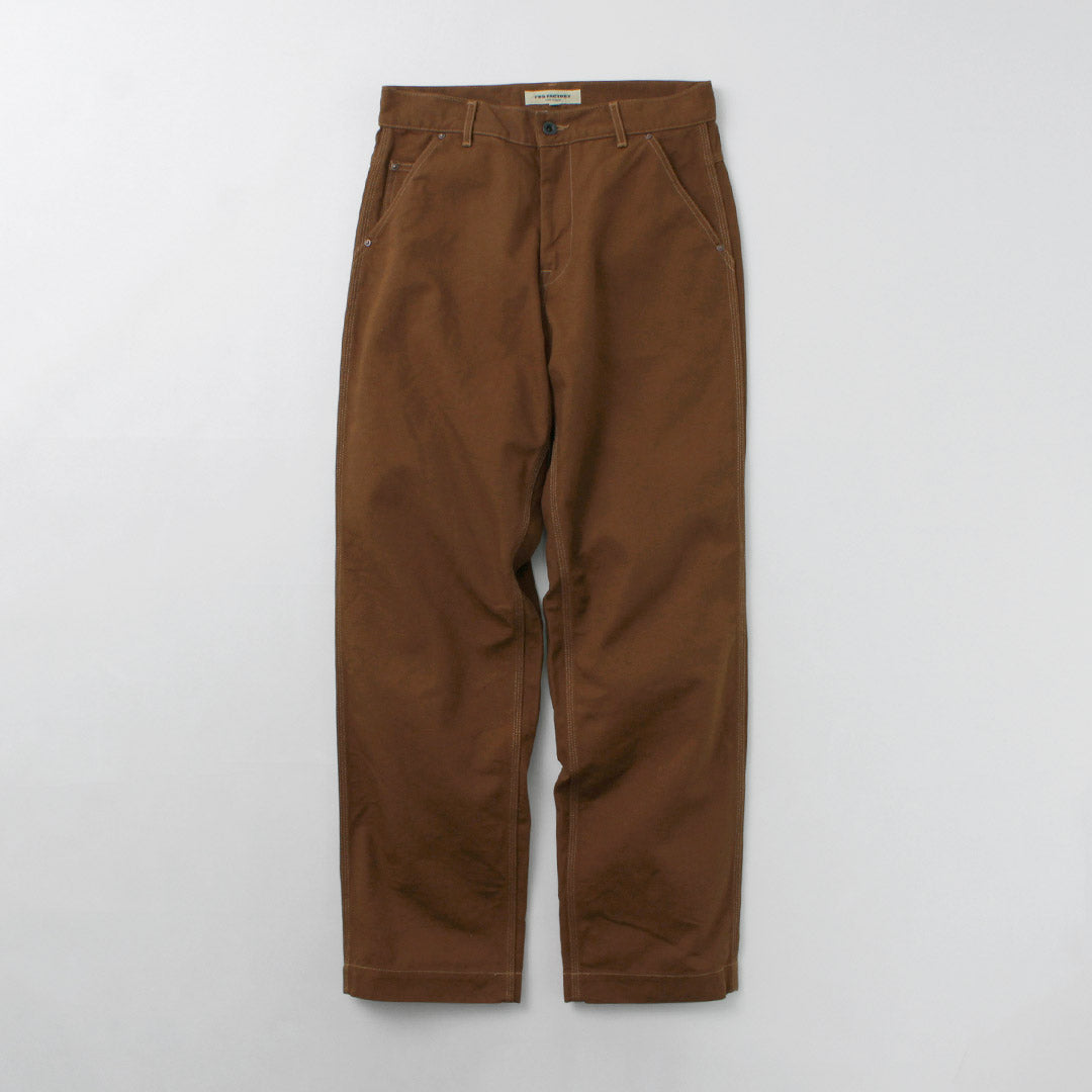 FOB FACTORY / F0530 Pantalón de trabajo de algodón pato