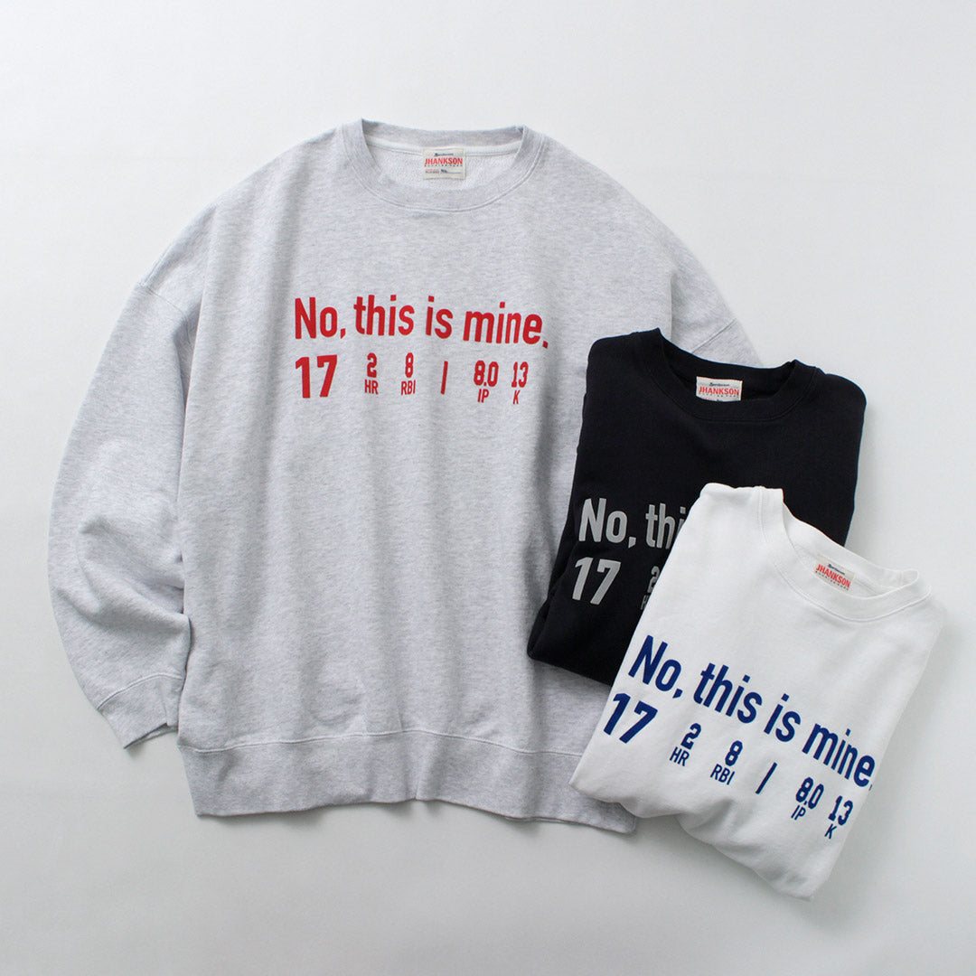 JHANKSON / NON C'EST À MOI Sweat-shirt